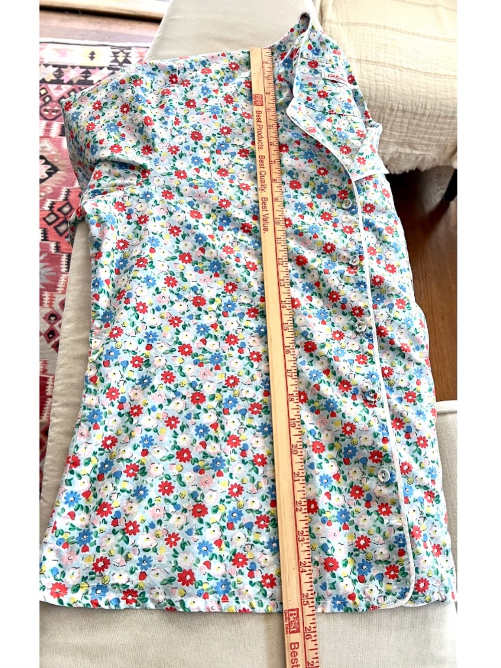 CATH KIDSTON Ditsy Floral Cotton Long Pajamas Set - L - Picture 12 of 15